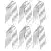Yardwe 60pcs U-Shaped Ground Stakes for Gardening Artificial Lawn Pegs Landscape Fixing Tools for Tents and Outdoor Projects view 1