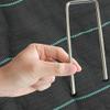 Yardwe 60pcs U-Shaped Ground Stakes for Gardening Artificial Lawn Pegs Landscape Fixing Tools for Tents and Outdoor Projects view 3