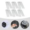Yardwe 60pcs U-Shaped Ground Stakes for Gardening Artificial Lawn Pegs Landscape Fixing Tools for Tents and Outdoor Projects view 4