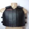 Leather Bull Riding Vest - Black Leather Brazilian Made Master Bulls - Adult Small view 2