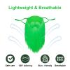EVKILKJS St. Patrick's Day Fake Beard Leprechaun Mask Green Beard Face Mask Irish Washable Party Costume Masquerade for Men Women view 3