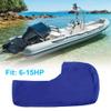 X AUTOHAUX 420D Oxford Cloth Motor Full Outboard Engine Cover Waterproof Boat Motor Fit Up to 6-15 HP Blue view 2