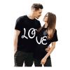 Matching Shirts for Couples Love Letter Print Valentine's Day T-Shirt for Him & Her Casual Short Sleeve Personalized Tees view 1
