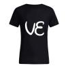 Matching Shirts for Couples Love Letter Print Valentine's Day T-Shirt for Him & Her Casual Short Sleeve Personalized Tees view 4