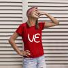 Matching Shirts for Couples Love Letter Print Valentine's Day T-Shirt for Him & Her Casual Short Sleeve Personalized Tees view 3