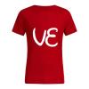 Matching Shirts for Couples Love Letter Print Valentine's Day T-Shirt for Him & Her Casual Short Sleeve Personalized Tees view 4