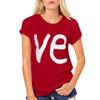 Matching Shirts for Couples Love Letter Print Valentine's Day T-Shirt for Him & Her Casual Short Sleeve Personalized Tees view 3