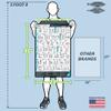 EverStretch Resistance Band Poster for Home Gym - with Video Instructions - Large 23" x 35" | Laminated Workout Chart | Resistance Band Workout Posters for Home Gym | Total Body Exercise Posters view 3