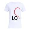 Matching Shirts for Couples Love Letter Print Valentine's Day T-Shirt for Him & Her Casual Short Sleeve Personalized Tees view 4