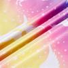 HOZIY Rainbow Leotards for Girls with Shorts 4t 5t Gymnastics Stripe Unicorn Pink Blue Gold Biketard Kids Leo Tumbling Outfits Shiny Apparel Clothing Leotardos Para Gimnasia Ninas view 3