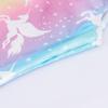 HOZIY Rainbow Leotards for Girls with Shorts 4t 5t Gymnastics Stripe Unicorn Pink Blue Gold Biketard Kids Leo Tumbling Outfits Shiny Apparel Clothing Leotardos Para Gimnasia Ninas view 4