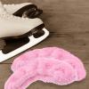 1Pair Ice Skate Blade Covers,Unisex Sports Hockey Skate Blade Protector Soft Elastic Skate Guards Ice Skate Accessories for Hockey Skates,Figure Skates and Ice Skates Pink,L view 2