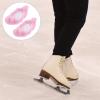 1Pair Ice Skate Blade Covers,Unisex Sports Hockey Skate Blade Protector Soft Elastic Skate Guards Ice Skate Accessories for Hockey Skates,Figure Skates and Ice Skates Pink,L view 4