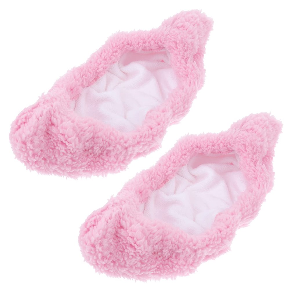 VICASKY Figure for Skating Ice Unisex Cover Adult Sports Elastic Soaker Skates Youth Covers Soft Plush Pink Protector Hockey Guards Skate S Kids