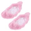 VICASKY Figure for Skating Ice Unisex Cover Adult Sports Elastic Soaker Skates Youth Covers Soft Plush Pink Protector Hockey Guards Skate S Kids view 1