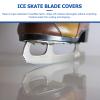 VICASKY Unisex Shoe Protector Covers Soft Skate Elastic Hockey Soaker Ice Plush Adult Guards Youth Skates Sports Cover Accessories Figure Kids Skating S Black view 2