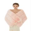 Keting Women's Faux Fur Cold Winther Shawl Wraps Bridal Wedding Scarf Stole Shrug Wedding Cover Up view 1