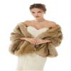 Keting Women's Faux Fur Cold Winther Shawl Wraps Bridal Wedding Scarf Stole Shrug Wedding Cover Up view 1