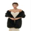 Keting Women's Faux Fur Cold Winther Shawl Wraps Bridal Wedding Scarf Stole Shrug Wedding Cover Up view 1