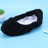 VICASKY Ice Skate Guards Unisex Ice Skate Covers Skates Sports Soft Plush Skate Shoe Protector Covers Elastic Skating Soakers Cover for Adult Guards Youth Figure Kids Skates S Black view 3