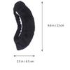 VICASKY Ice Skate Guards Unisex Ice Skate Covers Skates Sports Soft Plush Skate Shoe Protector Covers Elastic Skating Soakers Cover for Adult Guards Youth Figure Kids Skates S Black view 4