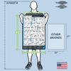 EverStretch Barbell Workout Poster for Home Gym - With Video Instructions - Large 23" x 35" | Laminated Exercise Chart view 3