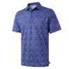 Men's Golf Shirts Dry Fit Short Sleeve Print Performance Moisture Wicking Patterned Polo Shirt for Men Navy Patriotic Firework view 1