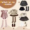 Zando Toddler Knee High Socks Girls White Ruffle Thigh High Stockings Kids Baby Knee High Tube Socks Cotton Breathable White Socks for Toddlers Girls 18-24 Months Milk White 1Pack 12-24 Months view 4