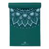 Yoga Studio Designed Sticky Yoga Mat | Oeko-Tex Tear Proof Non-Slip | Workout Exercise Gym Fitness Mandala Yoga & Pilates Mat | 183cm x 61cm x 6mm (Teal Mat Mandala) view 1