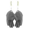 AIIONP 1 Pair Fishing Catching Gloves Non-Slip Fisherman Protect Hand, Professional Fishing Gloves Anti-Slip Prevent from Puncture Scrapes, Fish Cleaning Gloves Outdoor Fishing Gloves (Grey) view 1