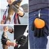 AIIONP 1 Pair Fishing Catching Gloves Non-Slip Fisherman Protect Hand, Professional Fishing Gloves Anti-Slip Prevent from Puncture Scrapes, Fish Cleaning Gloves Outdoor Fishing Gloves (Grey) view 2