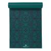 Yoga Studio Designed Sticky Yoga Mat | Oeko-Tex Tear Proof Non-Slip | Workout Exercise Gym Fitness Mandala Yoga & Pilates Mat | 183cm x 61cm x 6mm (Teal Mat Dew Drop Mandala) view 1