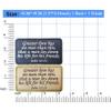 Inspirational Bible Verse Patch, John 15:13 Embroidered Tactical Morale Religion Patch with Hook Loop Backing for Hats Clothes Bags view 2