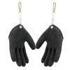 AIIONP 1 Pair Fishing Catching Gloves Non-Slip Fisherman Protect Hand, Professional Fishing Gloves Anti-Slip Prevent from Puncture Scrapes, Fish Cleaning Gloves Outdoor Fishing Gloves (Black) view 1