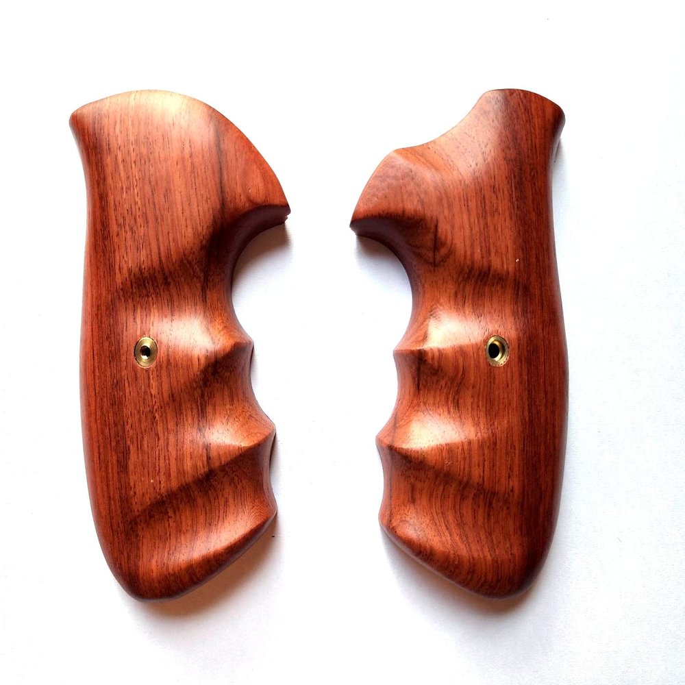 BMPL Hardwood Grips for Rugerr Security Six Service Six Speed Six Revolver, New Handmade Handcraft