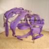 SHOWMEN CRAFT Purple Synthetic/Nylon Horse Driving Harnesss for Single Horse cart (COB) view 4