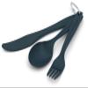 Coghlans Camp Cutlery Set  Lightweight, Durable & Eco-Friendly  Wheat Straw Bio-Infused  Full-Sized Knife, Fork & Spoon with Carabiner  BPA-Free, Dishwasher Safe Camping Utensils view 1