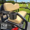 Carbon Fiber Golf Cart Armrest for Golf Cart Rear Seat Kit - Golf Cart Arm Rest with Cup Holder for Club Car Yamaha and EZGO Golf Cart Accessories - Golf Cart Phone Holder with Golf Cart Cup Holders view 3