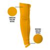 1 Pair Nxtrnd Compression Arm Sleeves for Men, Breathable Football, Basketball, Baseball Accessory, Adult & Kids (Large, Yellow) view 3