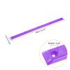 PATIKIL Skateboard Rails, 2 Pack Skateboard Ribs Protector Anti-Collision Guard Protection Longboard Mounting Hardware, Plastic Purple view 2