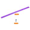 PATIKIL Skateboard Rails, 2 Pack Skateboard Ribs Protector Anti-Collision Guard Protection Longboard Mounting Hardware, Plastic Purple view 3
