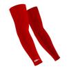 1 Pair Nxtrnd Compression Arm Sleeves for Men, Breathable Football, Basketball, Baseball Accessory, Adult & Kids (Large, Red) view 4