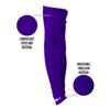 1 Pair Nxtrnd Compression Arm Sleeves for Men, Breathable Football, Basketball, Baseball Accessory, Adult & Kids (Medium, Purple) view 3