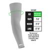 1 Pair Nxtrnd Compression Arm Sleeves for Men, Breathable Football, Basketball, Baseball Accessory, Adult & Kids (Large, Grey) view 2