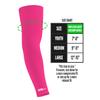 1 Pair Nxtrnd Compression Arm Sleeves for Men, Breathable Football, Basketball, Baseball Accessory, Adult & Kids (Large, Pink) view 2