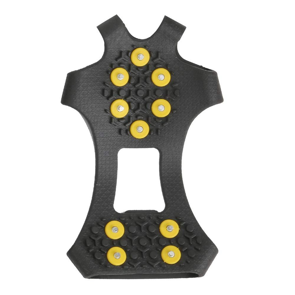 Suitable for Snow, ice and Rock 10 Teeth Non-Slip ice Cleat Shoes Cleat Spikes, Suitable for Hiking and Walking Traction Shoes, for Snow and ice Road Non-Slip Cleats(M 5.58.5)