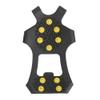 Suitable for Snow, ice and Rock 10 Teeth Non-Slip ice Cleat Shoes Cleat Spikes, Suitable for Hiking and Walking Traction Shoes, for Snow and ice Road Non-Slip Cleats(M 5.58.5) view 3