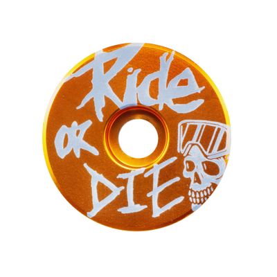 Imagine Custom Power Cap for Bicycle Top Cap MTB Fork  M9 (Naranja)