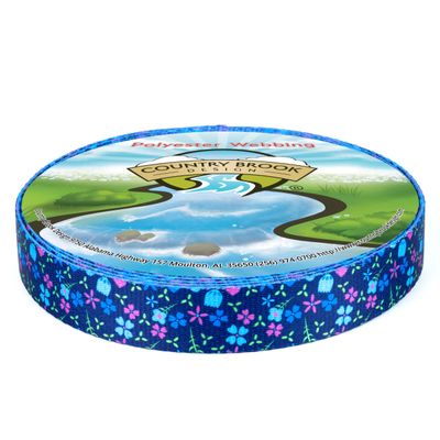 Country Brook Design - Blueberry Fields Polyester Webbing (1 Inch, 20 Yards)