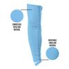 1 Pair Nxtrnd Compression Arm Sleeves for Men, Breathable Football, Basketball, Baseball Accessory, Adult & Kids (Medium, Columbia Blue) view 3